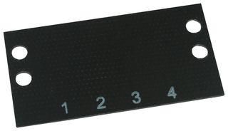 TERMINAL BLOCK MARKER, 1 TO 4, 9.53MM MS-4-140