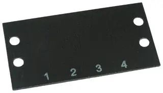 TERMINAL BLOCK MARKER, 1 TO 4, 11.13MM MS-4-141
