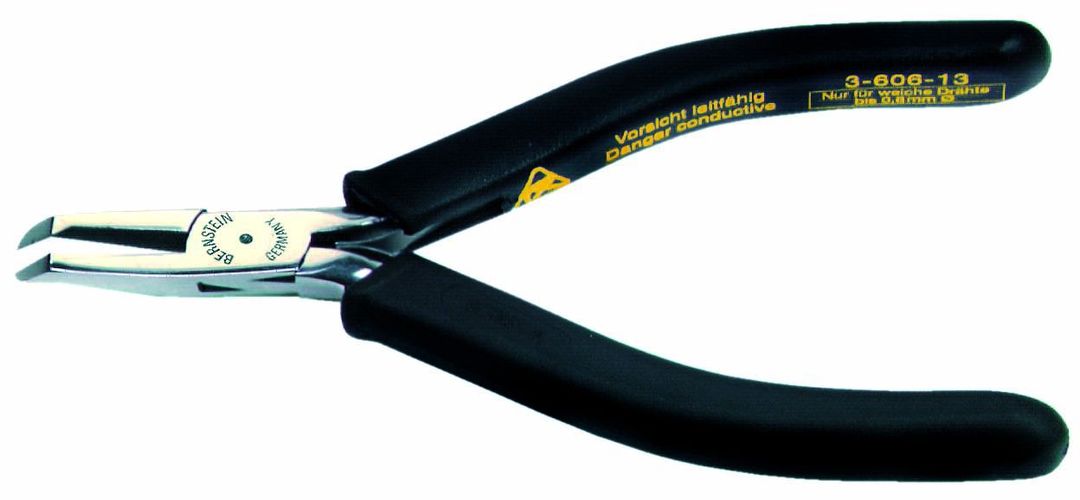 End cutters, 120 mm, without side face, dissipative black handguards 3-606-13