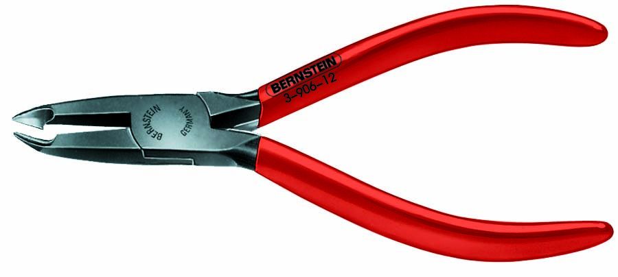 End cutters, 125 mm, without side face, burnished, orange insulation 3-906-12