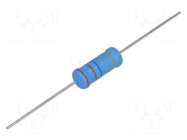Resistor: metal glaze; THT; 33MΩ; 1W; ±5%; Ø6.8x19mm; 200ppm/°C VISHAY VR68000003305JAC00