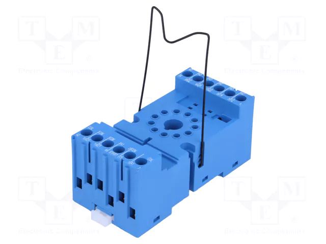Socket; PIN: 11; 10A; 250VAC; on panel,for DIN rail mounting FINDER 90.03