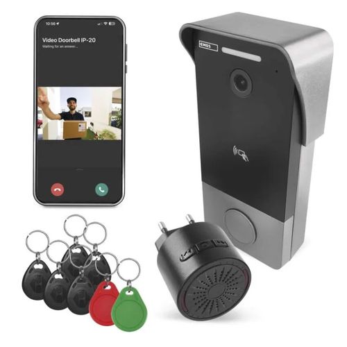 GoSmart IP-20PoE video doorbell IP-20PoE, EMOS H4033 8592920138205