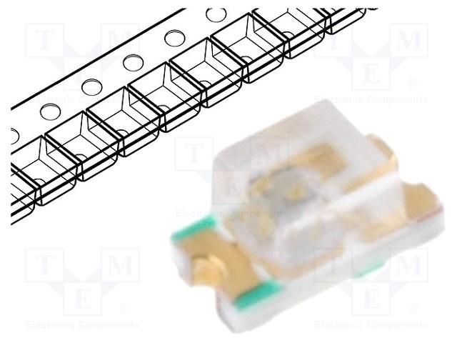 LED; green; SMD; 0603; 95÷145mcd; 3.5÷4VDC; 1.6x0.8x0.6mm; 140° LUCKYLIGHT LL-S190PGC-G51B