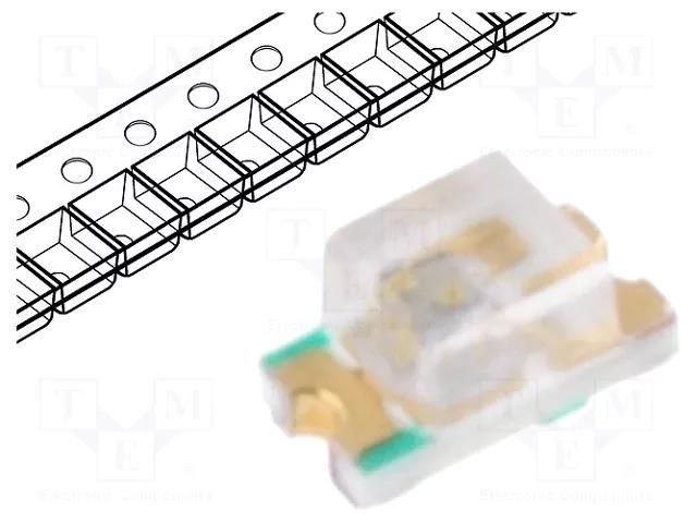 LED; green; SMD; 0603; 95÷145mcd; 3.5÷4VDC; 1.6x0.8x0.6mm; 140° LUCKYLIGHT LL-S190PGC-G51B