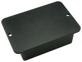 BOX, ABS, FLANGED, BLACK PBL2