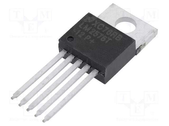 PMIC; DC/DC converter; Uin: 4÷40VDC; Uout: 12VDC; 1A; TO220-5; THT TEXAS INSTRUMENTS LM2575T-12/NOPB