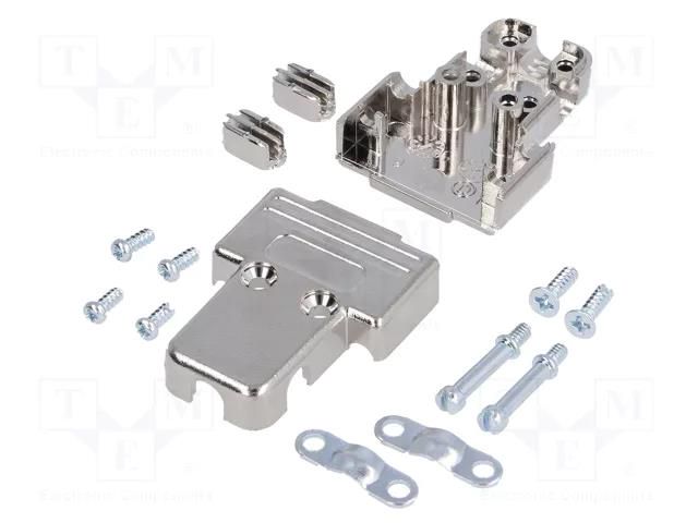 Enclosure for connectors: D-Sub; D-Sub 9pin,D-Sub HD 15pin MH CONNECTORS MHTRI-9-M-K