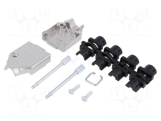 Enclosure for connectors: D-Sub; D-Sub 9pin,D-Sub HD 15pin MH CONNECTORS MHDTZK9-K