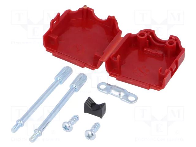 Enclosure for connectors: D-Sub; D-Sub 9pin,D-Sub HD 15pin MH CONNECTORS MHDPPK9-R-K