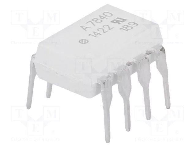 Optocoupler; THT; Ch: 1; OUT: isolation amplifier; 3.75kV; DIP8 BROADCOM (AVAGO) HCPL-7840-000E