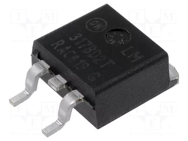 IC: voltage regulator; linear,adjustable; 1.2÷37V; 1.5A; D2PAK ONSEMI LM317BD2TG