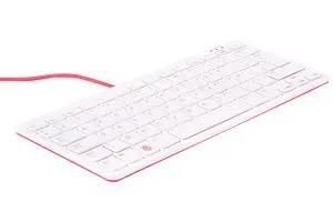 RASPBERRY PI KEYBOARD, RED/WHITE, FR RPI-KEYB (FR)-RED/WHITE