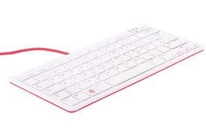 RASPBERRY PI KEYBOARD, RED/WHITE, ES RPI-KEYB (ES)-RED/WHITE