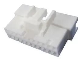 PLUG HOUSING, 18POS, 2.5MM, PA, WHITE DF1B-18DEP-2.5RC