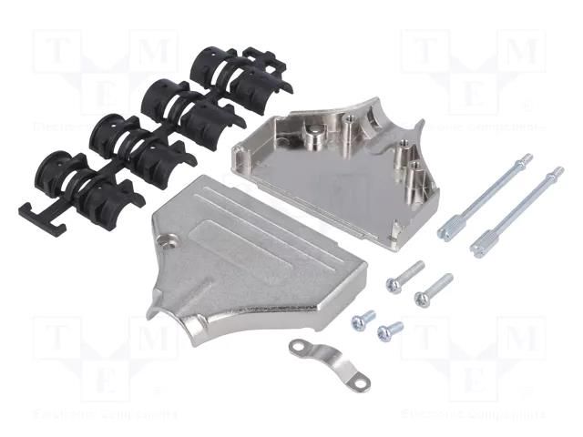 Enclosure for connectors: D-Sub; D-Sub 50pin,D-Sub HD 78pin MH CONNECTORS MHDTZK50-K