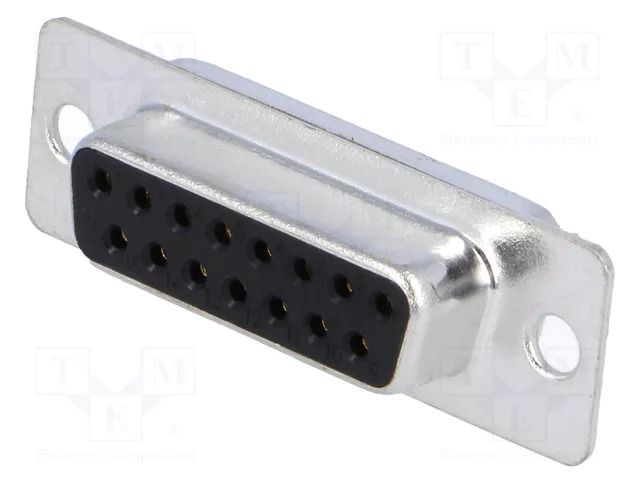 Connector: D-Sub; PIN: 15; plug; female; for cable; straight MH CONNECTORS MHDM15SS