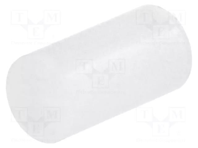 Spacer sleeve; LED; Øout: 5mm; ØLED: 5mm; L: 9.5mm; natural; UL94V-2 FIX&FASTEN FIX-LED-9.5