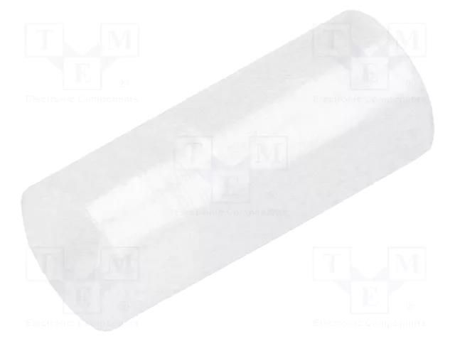 Spacer sleeve; LED; Øout: 4mm; ØLED: 3mm; L: 9.5mm; natural; UL94V-2 FIX&FASTEN FIX-LEDS-9.5