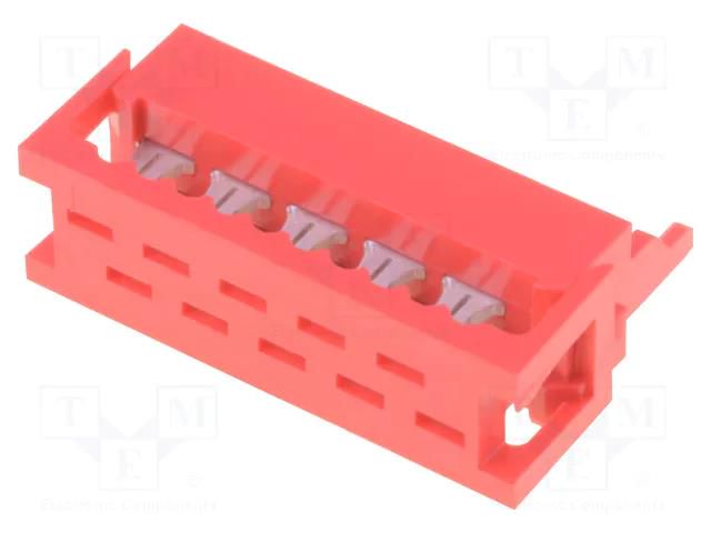 Connector: wire-board; plug; male; PIN: 10; 1.5A; IDC; 2x5; 30mΩ CONNFLY DS1015-01-10R6