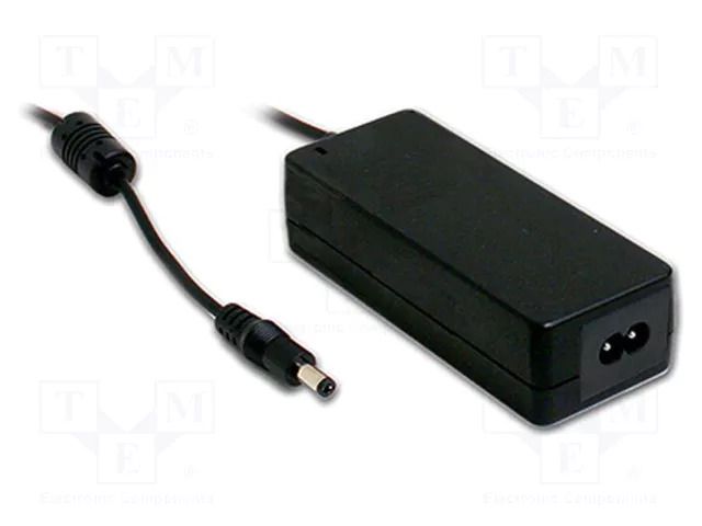 Power supply: switching; 48VDC; 840mA; Out: 5,5/2,1; 40W; 80÷264VAC MEAN WELL GSM40B48-P1J