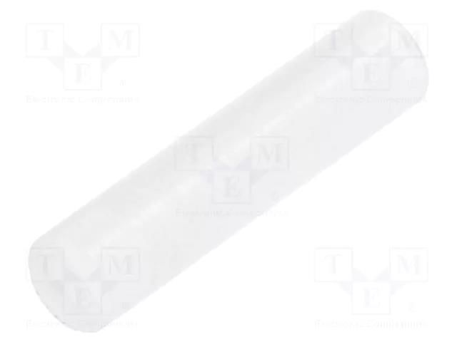 Spacer sleeve; LED; Øout: 4mm; ØLED: 3mm; L: 19mm; natural; UL94V-2 FIX&FASTEN FIX-LEDS-19