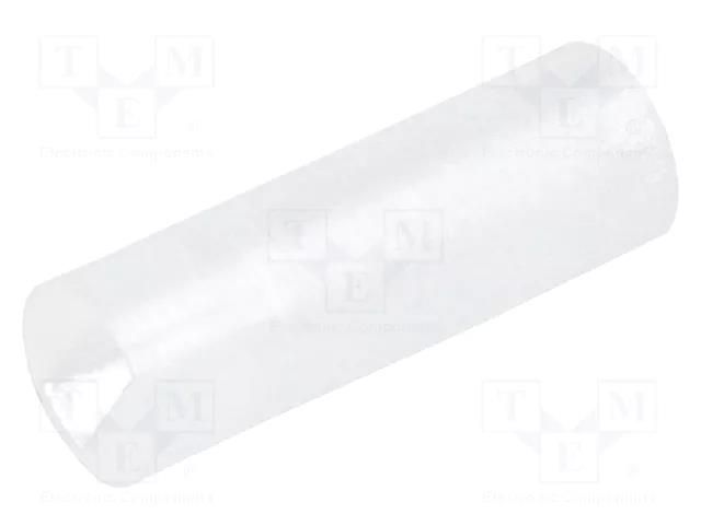 Spacer sleeve; LED; Øout: 4mm; ØLED: 3mm; L: 12mm; natural; UL94V-2 FIX&FASTEN FIX-LEDS-12