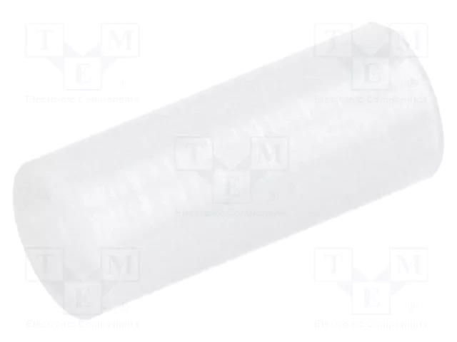 Spacer sleeve; LED; Øout: 5mm; ØLED: 5mm; L: 12mm; natural; UL94V-2 FIX&FASTEN FIX-LED-12