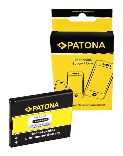 PATONA Battery f. Nokia BL-5F 6210 Navigator 6210S 6710 6290 E65 N93i N95, PATONA 3035 4260317093416