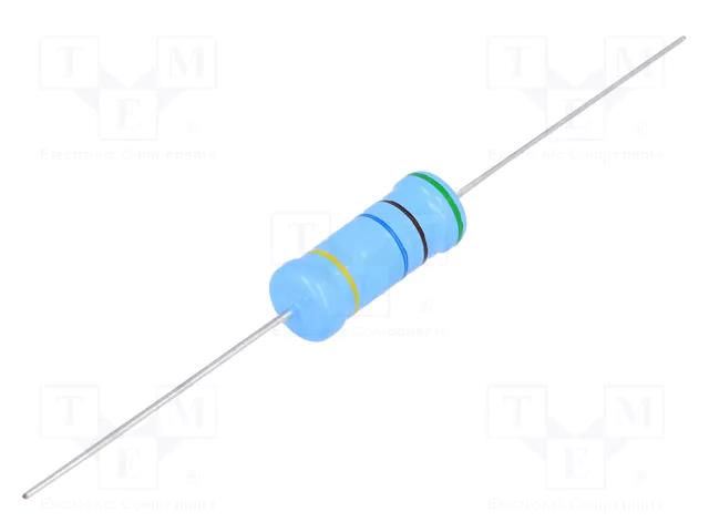 Resistor: metal glaze; THT; 51MΩ; 1W; ±5%; Ø6.8x19mm; 200ppm/°C VISHAY VR68000005105JAC00