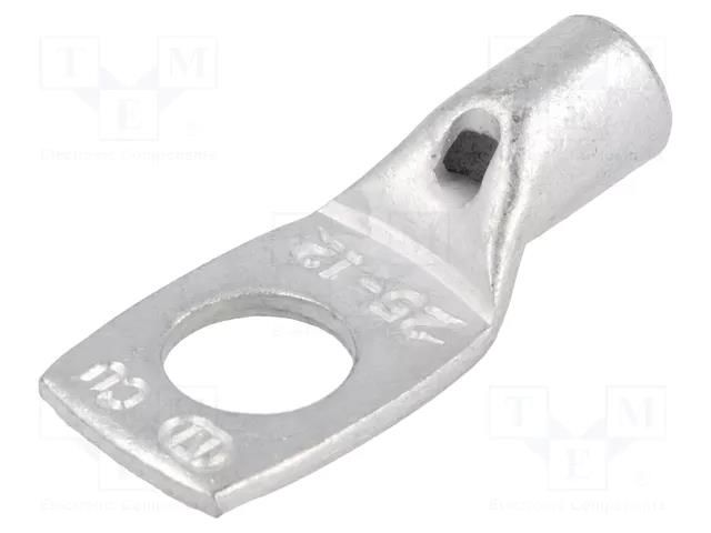 Tip: ring tube; M12; 25mm2; crimped; for cable; tinned; L: 46mm OUNEVA VA01-0116