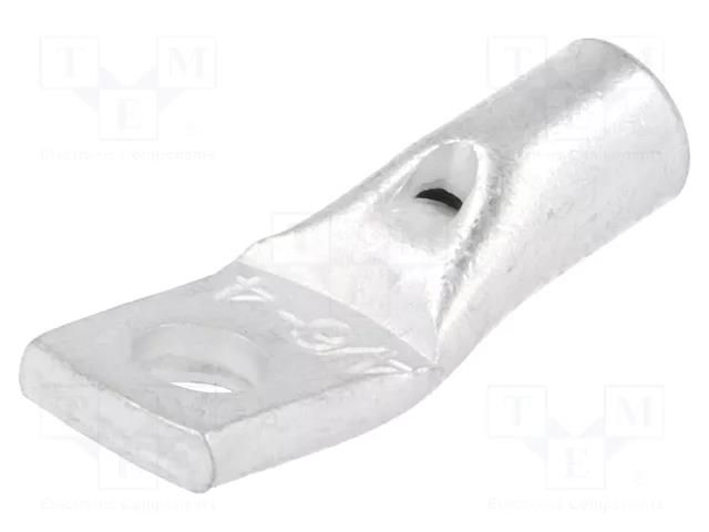 Tip: ring tube; M4; 6mm2; crimped; for cable; tinned; L: 23mm; copper OUNEVA VA01-0032