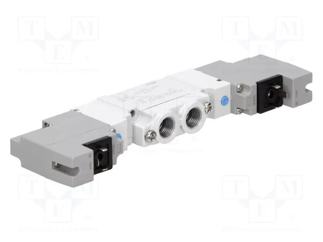 Electromagnetic valve; 1÷7bar; 5/2 bistable; aluminium; IP65 SMC SY52205DO01FQ