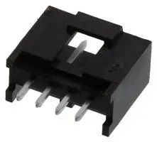 CONNECTOR, HEADER, 4POS, 1ROW, 2.54MM 90136-1104