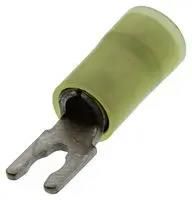 TERMINAL, FORK TONGUE, #6, 10AWG, YEL 19115-0042