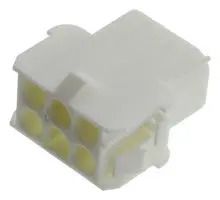 CONNECTOR HOUSING, RCPT, 6POS 50-84-2062