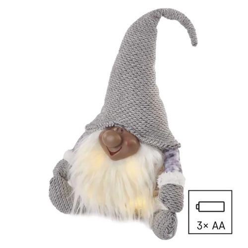 LED Christmas elf, 35 cm, 3× AA, indoor, warm white, EMOS DCFW01 8592920121962