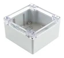 SMALL ENCLOSURE, PC, GREY/CLEAR 1554L2GYCL