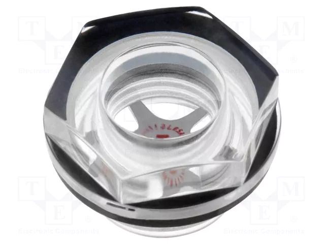 Level indicator; Inspect.hole dia: 12mm; G 3/8"; 3÷5Nm; max.110°C ELESA+GANTER HFTX.12-3/8