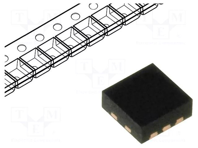 IC: driver/sensor; -40÷125°C; 1.9÷3.6V; DFN6; SMD; Interface: I2C SILICON LABS SI7051-A20-IM