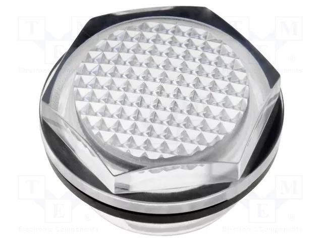 Level indicator; Inspect.hole dia: 20mm; G 3/4"; 6÷8Nm; max.110°C ELESA+GANTER HFTX.20/PR-3/4