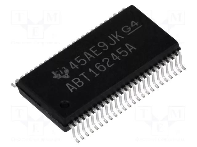 IC: digital; bus transceiver; SMD; SSOP48; 4.5÷4.5VDC; ABT TEXAS INSTRUMENTS SN74ABT16245ADL