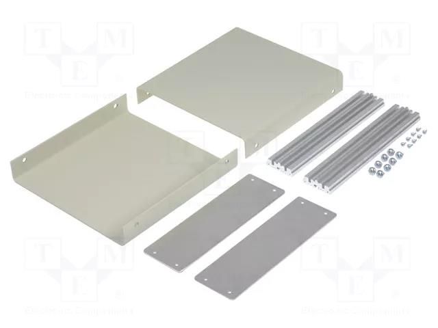 Enclosure: with panel; 1402; X: 180mm; Y: 185mm; Z: 61mm; aluminium HAMMOND HM-1402D