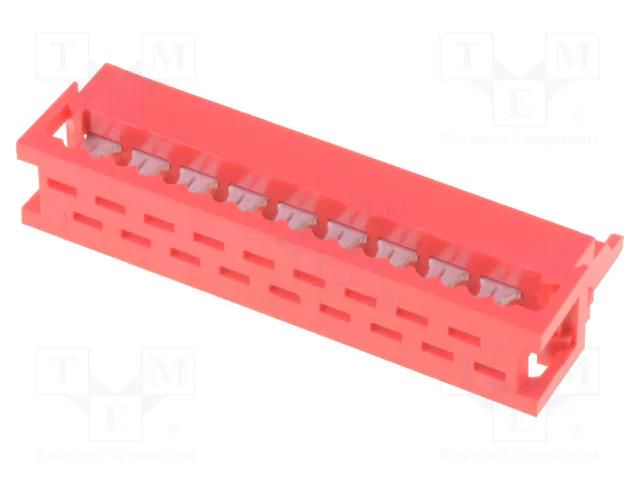 Connector: wire-board; plug; male; PIN: 18; 1.5A; IDC; 2x9; 30mΩ CONNFLY DS1015-01-18R6