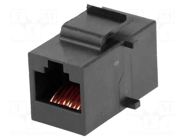 Coupler; Cat: 5e; 8p8c; RJ45 socket,both sides MH CONNECTORS MH3101-CAT5E