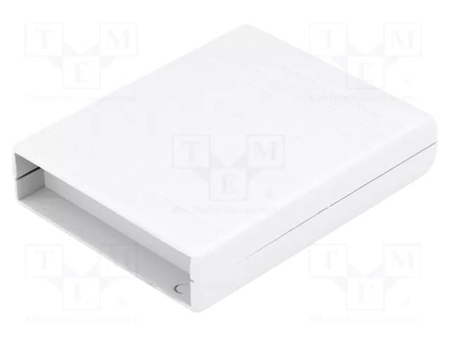 Enclosure: multipurpose; X: 68mm; Y: 91mm; Z: 18mm; ABS; grey; screwed MASZCZYK ABS-20B