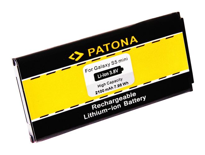 PATONA Battery f Samsung Galaxy S5 Mini S5 Dx S5 Neo SM-G800F EB-BG8000, PATONA 3080 4055655110280