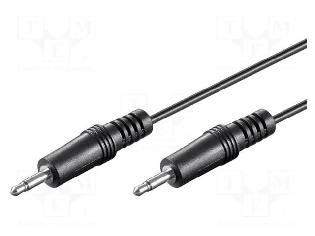 Cable; Jack 3.5mm 2pin plug,both sides; 1.2m Goobay CABLE-408