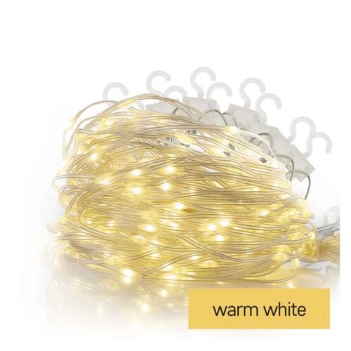 LED Christmas drop chain – curtain, 2.9x2 m, outdoor and indoor, warm white, programmes, EMOS D3EW04 8592920110669