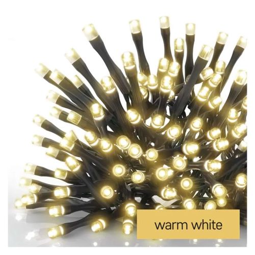LED Christmas chain, 5.6 m, 3x AA, outdoor and indoor, warm white, timer, EMOS D4FW02 8592920095423